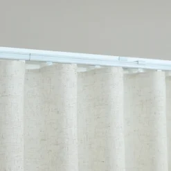 Kit rail extensible + Voilage poly-lin wave