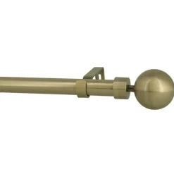 Kit tringle extensible en métal avec embout