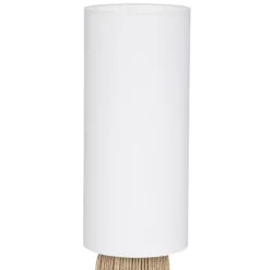Lampadaire bi matières