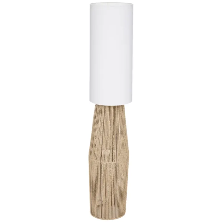 Lampadaire bi matières