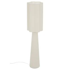 Lampadaire design en acier et béton