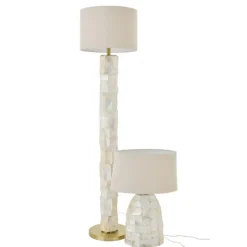 Lampadaire effet nacré