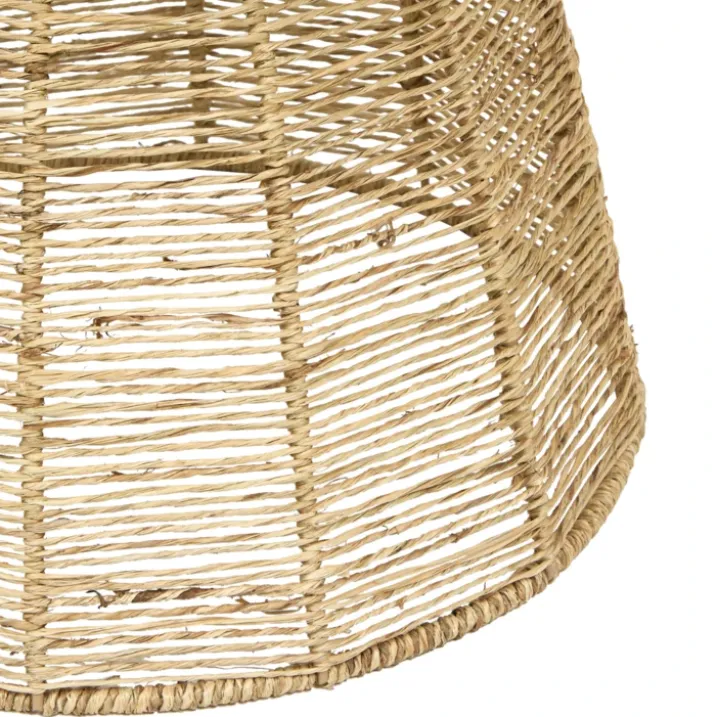 Lampadaire en jute et acier design