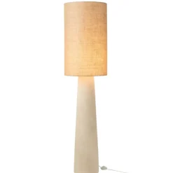 Lampadaire en jute et fibre de verre