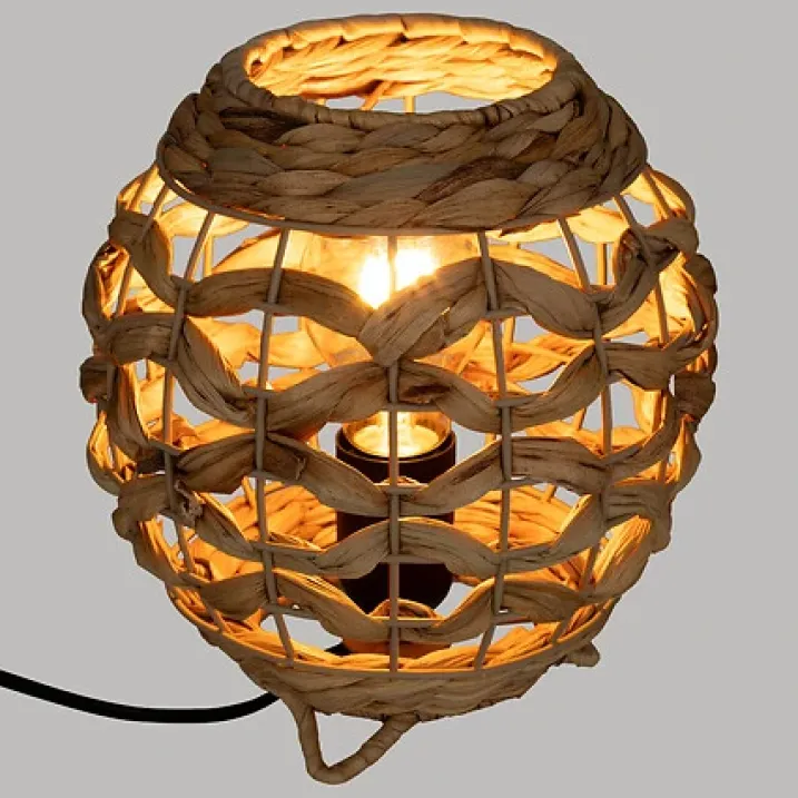 Lampe en jacinthe à poser