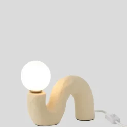 Lampe à poser design en pierre