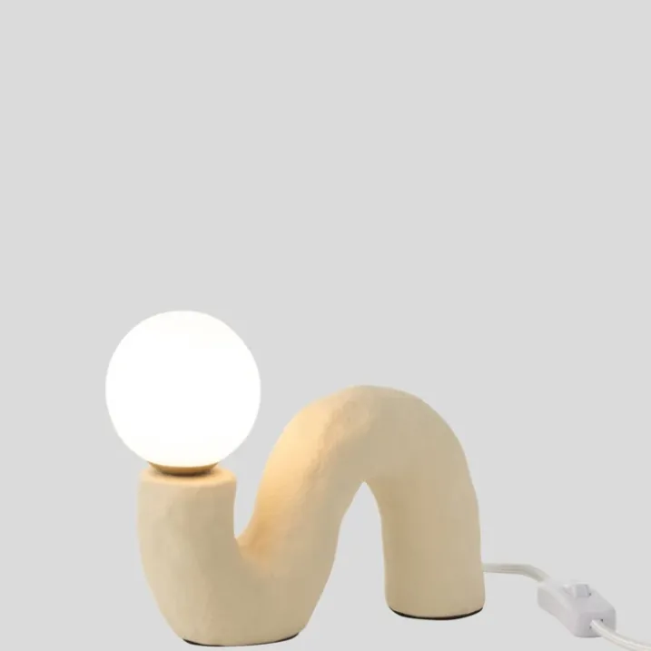 Lampe à poser design en pierre
