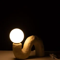 Lampe à poser design en pierre