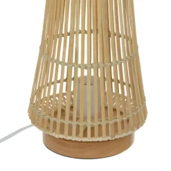 Lampe à poser en bambou