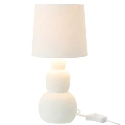 Lampe à poser en poterie arrondie