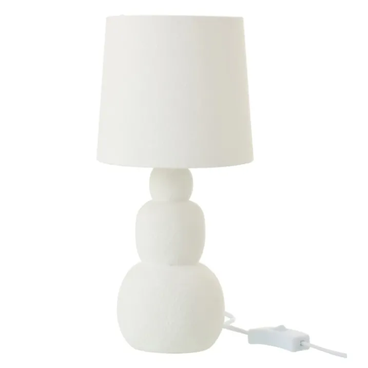 Lampe à poser en poterie arrondie