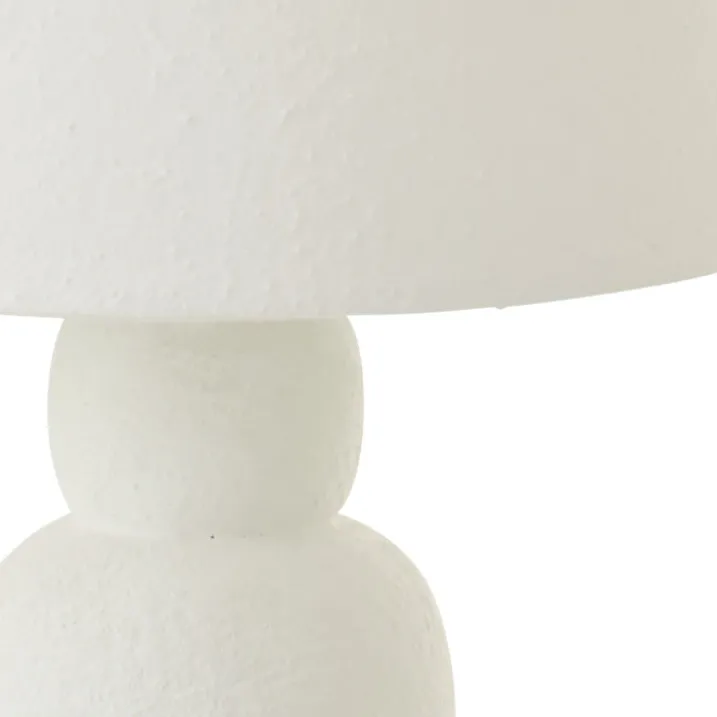Lampe à poser en poterie arrondie