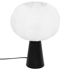 Lampe à poser métal et coton