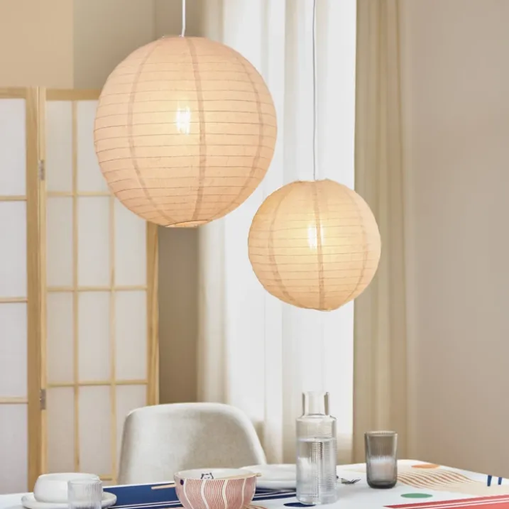 Lanterne japonaise en lin