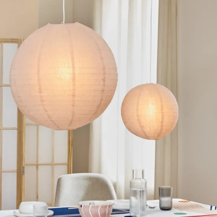 Lanterne japonaise en lin