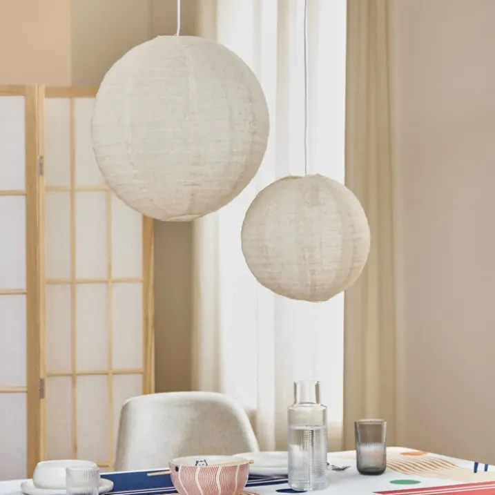 Lanterne japonaise en lin