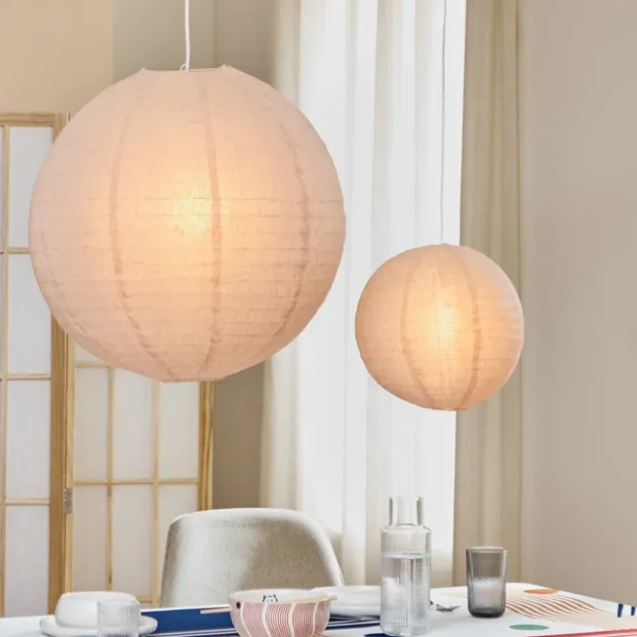Lanterne japonaise en lin
