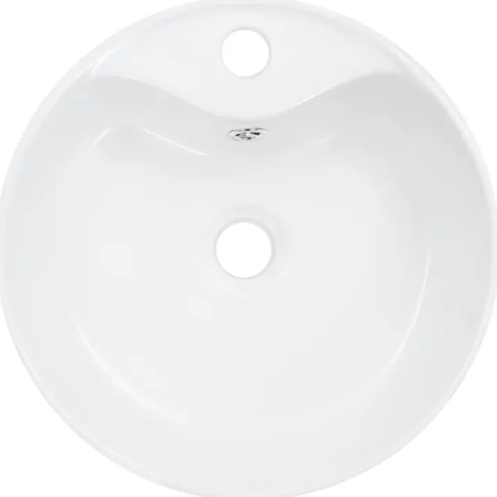 Lavabo rond avec trop-plein