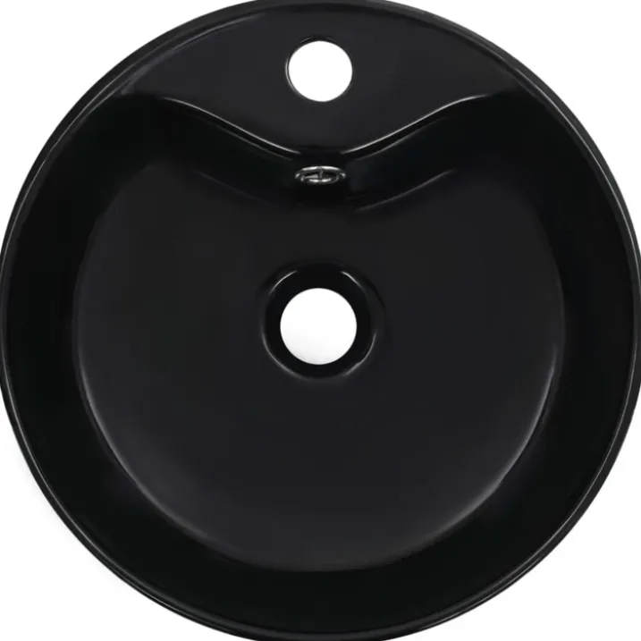 Lavabo rond avec trop-plein