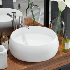 Lavabo rond et tendance