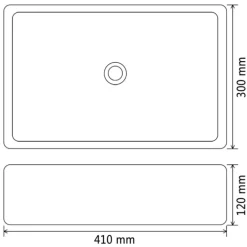 Lavabo tendance et rectangulaire