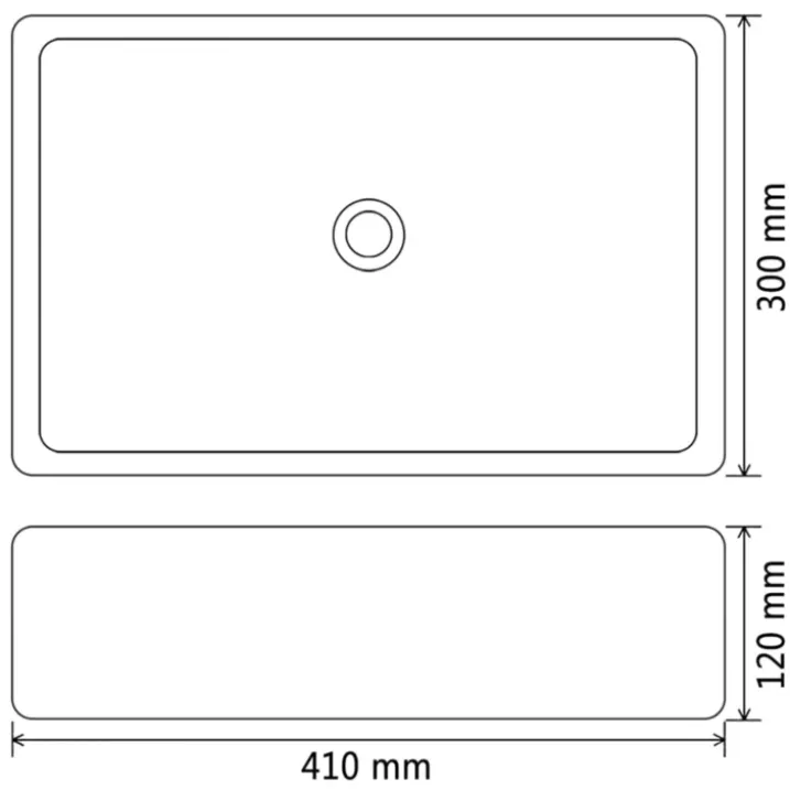 Lavabo tendance et rectangulaire