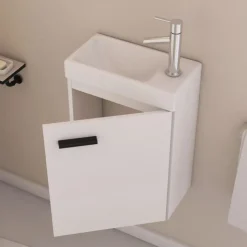 Lave main avec miroir