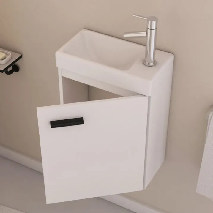 Lave main avec miroir