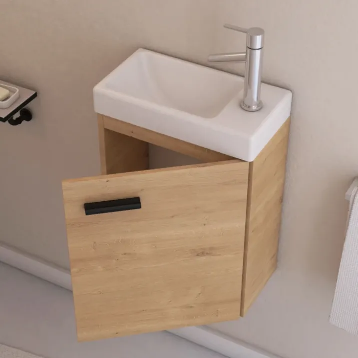 Lave main avec miroir