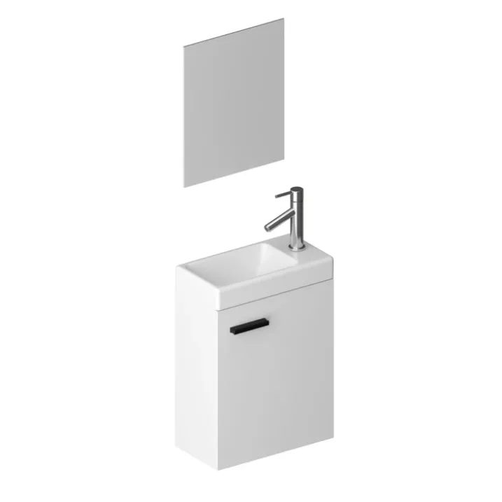 Lave main avec miroir