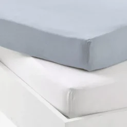 Lot alèse imperméable et drap-housse bébé en coton