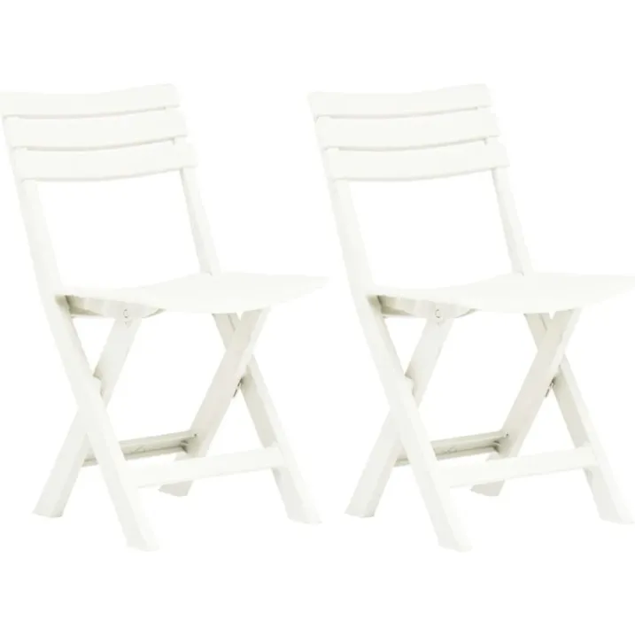 Lot de 2 chaises de jardin pliantes