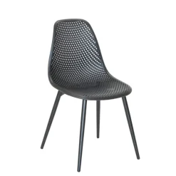 Lot de 2 chaises exterieur en résine tressée