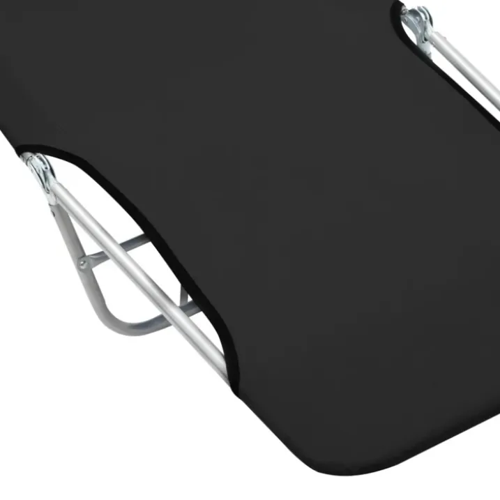 Lot de 2 chaises longues pliables