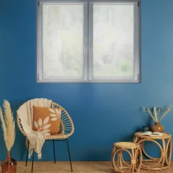 Lot de deux voilages blanc