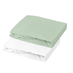 Lot de 2 draps housse en jersey