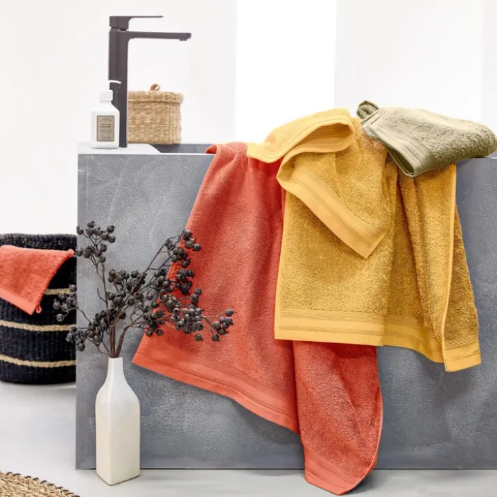 Lot de 6 gants de toilette en éponge
