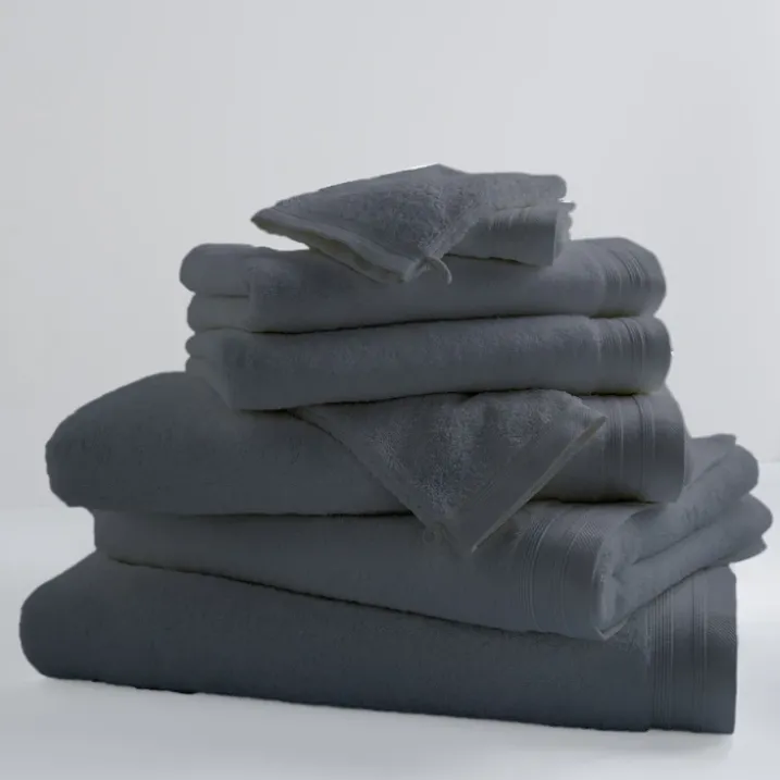 Lot de 6 Gants De Toilette Unis et Colorés
