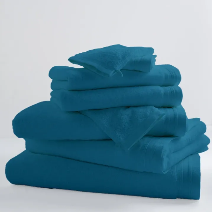 Lot de 6 Gants De Toilette Unis et Colorés
