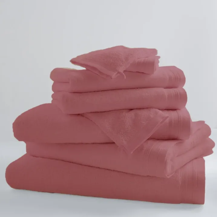 Lot de 6 Gants De Toilette Unis et Colorés