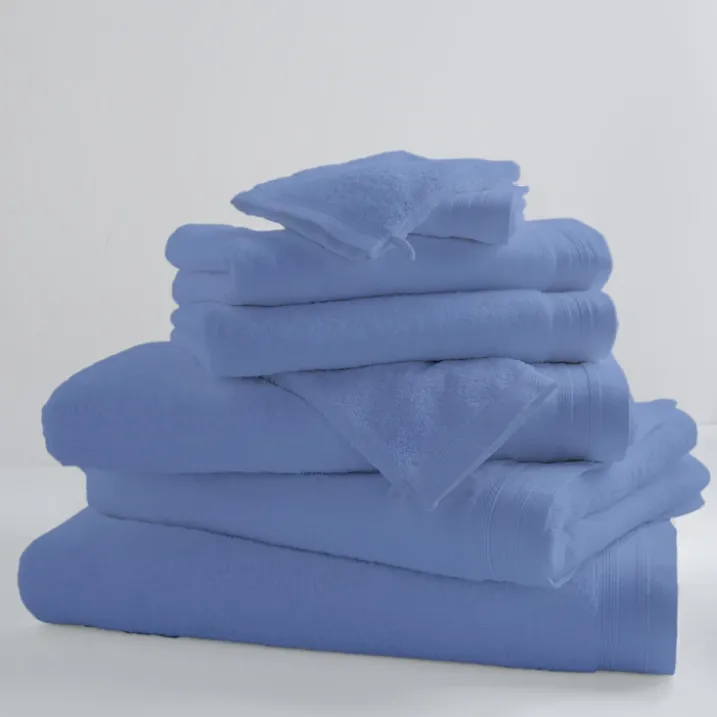 Lot de 6 Gants De Toilette Unis et Colorés