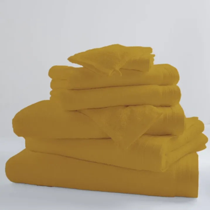 Lot de 6 Gants De Toilette Unis et Colorés