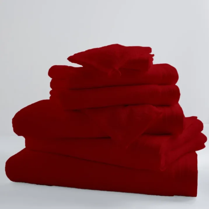 Lot de 6 Gants De Toilette Unis et Colorés