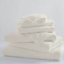 Lot de 6 Gants De Toilette Unis et Colorés