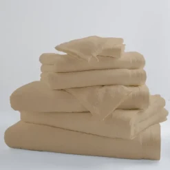 Lot de 6 Gants De Toilette Unis et Colorés
