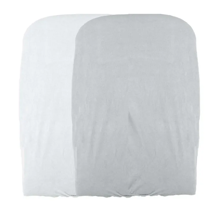 Lot de 2 housses de matelas à langer