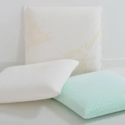 Lot de 4 oreillers à mémoire de forme BIO