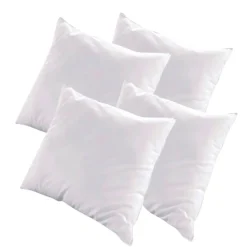 Lot de 4 oreillers NATURA mi-fermes