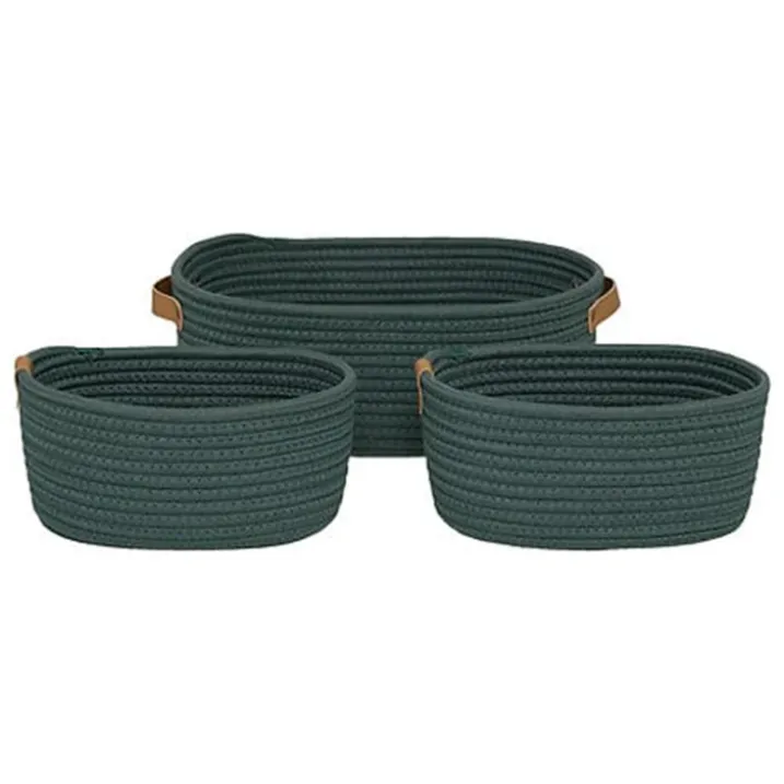 Lot de 3 paniers emboîtables