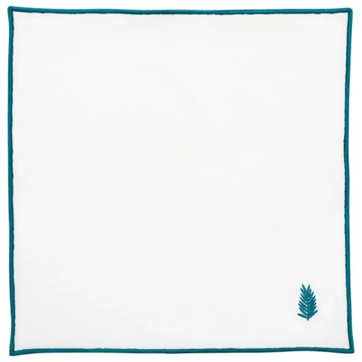 Lot de 4 serviettes de table brodées